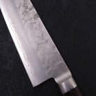 Gyuto Silver Steel #3, Nashiji Westlicher Griff, 210mm-[Musashi]-[Japan-Küchenmesser]