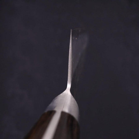 Gyuto Silver Steel #3, Nashiji Westlicher Griff, 210mm-[Musashi]-[Japan-Küchenmesser]