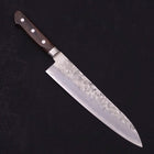 Gyuto Silver Steel #3, Nashiji Westlicher Griff, 210mm-[Musashi]-[Japan-Küchenmesser]