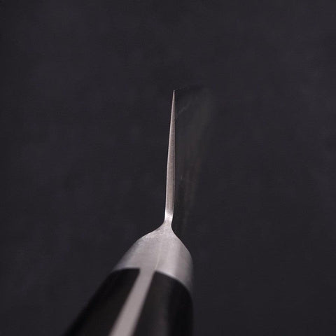 Gyuto Silver Steel #3, Nashiji Westlicher Griff in Schwarz, 210mm-[Musashi]-[Japan-Küchenmesser]