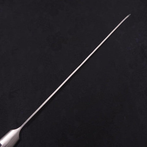 Gyuto Silver Steel #3, Nashiji Westlicher Griff in Schwarz, 210mm-[Musashi]-[Japan-Küchenmesser]