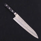 Gyuto Silver Steel #3, Nashiji Westlicher Griff in Schwarz, 210mm-[Musashi]-[Japan-Küchenmesser]