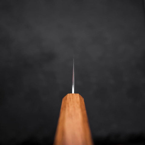 Gyuto Silver Steel #3 Nashiji Yaki Urushi Griff 180mm-[Musashi]-[Japan-Küchenmesser]