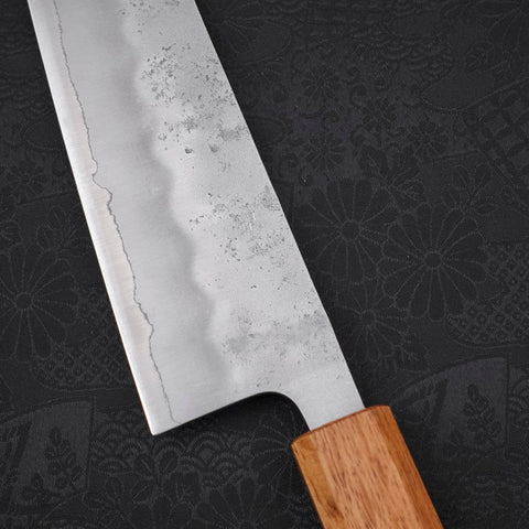 Gyuto Silver Steel #3, Nashiji Yaki Urushi Griff, 210mm-[Musashi]-[Japan-Küchenmesser]