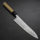 Gyuto Silver Steel #3 Poliert Büffelhorn und Magnolie Griff 210mm-[Musashi]-[Japan-Küchenmesser]