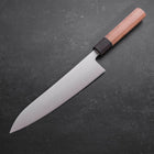 Gyuto Silver Steel #3 Poliert Walnussholz Griff 210mm-[Musashi]-[Japan-Küchenmesser]