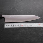Gyuto Silver Steel #3 Poliert Walnussholz Griff 210mm-[Musashi]-[Japan-Küchenmesser]
