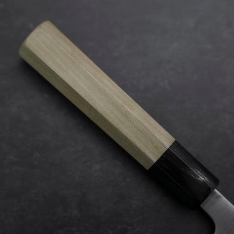 Gyuto Silver Steel #3 Polished Buffalo Magnolia Handle 210mm (8.3”)-[Musashi]-[Japan-Küchenmesser]