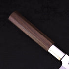 Gyuto Silver Steel #3 Walnussholz Griff 180mm-[Musashi]-[Japan-Küchenmesser]