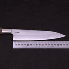 Gyuto Silver Steel #3 Walnussholz Griff 180mm-[Musashi]-[Japan-Küchenmesser]