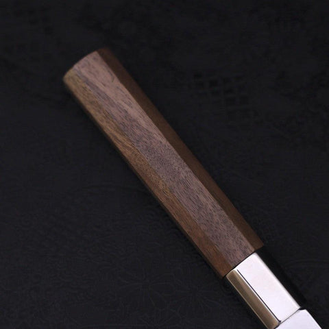 Gyuto Silver Steel #3 Walnussholz Griff 210mm-[Musashi]-[Japan-Küchenmesser]