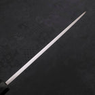 Gyuto Single-Edged White Steel #2 Kasumi Buffalo Ebony Handle 180mm (7”)-[Musashi]-[Japan-Küchenmesser]