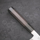 Gyuto Single-Edged White Steel #2 Kasumi Buffalo Ebony Handle 180mm (7”)-[Musashi]-[Japan-Küchenmesser]
