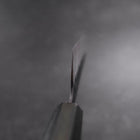 Gyuto Stainless Clad Blue Super Kurouchi Nashiji Green Urushi Handle 240mm (9.4”)-[Musashi]-[Japan-Küchenmesser]