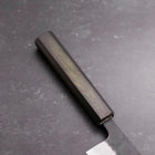 Gyuto Stainless Clad Blue Super Kurouchi Nashiji Green Urushi Handle 240mm (9.4”)-[Musashi]-[Japan-Küchenmesser]