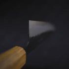 Gyuto Stainless Clad Blue Super Kurouchi Nashiji Yaki Urushi Handle 240mm (9.4”)-[Musashi]-[Japan-Küchenmesser]