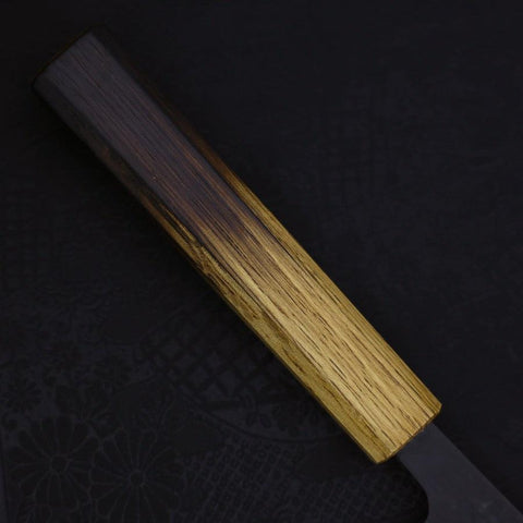 Gyuto Stainless Clad Blue Super Kurouchi Nashiji Yaki Urushi Handle 240mm (9.4”)-[Musashi]-[Japan-Küchenmesser]