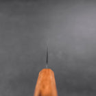 Gyuto Stainless Clad Blue Super Kurouchi Tsuchime Yaki Urushi Handle 240mm (9.4”)-[Musashi]-[Japan-Küchenmesser]
