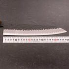 Gyuto Stainless Clad Blue Super Kurouchi Tsuchime Yaki Urushi Handle 240mm (9.4”)-[Musashi]-[Japan-Küchenmesser]