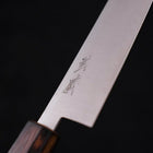 Gyuto Stainless Clad Blue Super Polished Sumi Urushi Handle 180mm (7”)-[Musashi]-[Japan-Küchenmesser]