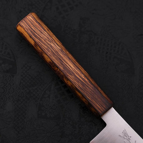 Gyuto Stainless Clad Blue Super Polished Sumi Urushi Handle 180mm (7”)-[Musashi]-[Japan-Küchenmesser]
