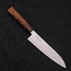 Gyuto Stainless Clad Blue Super Polished Sumi Urushi Handle 180mm (7”)-[Musashi]-[Japan-Küchenmesser]