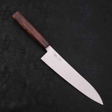Gyuto Stainless Clad Blue Super Polished Sumi Urushi Handle 210mm (8.3”)-[Musashi]-[Japan-Küchenmesser]