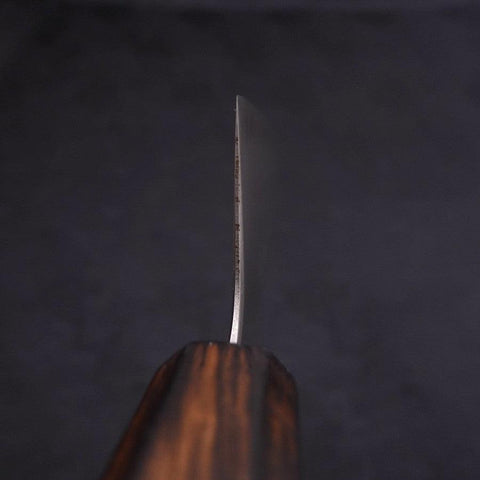 Gyuto Stainless Clad Blue Super Polished Sumi Urushi Handle 240mm (9.4”)-[Musashi]-[Japan-Küchenmesser]
