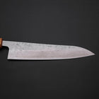Gyuto Sweden Stainless Steel Nashiji Washi Yaki Urushi Handle 210mm-[Musashi]-[Japanese-Kitchen-Knives]