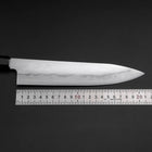 Gyuto Tamahagane Damast Büffelhorn und Ebenholz Griff 210mm-[Musashi]-[Japan-Küchenmesser]
