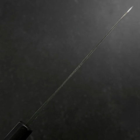 Gyuto V-Toku 2 Kurouchi Büffelhorn und Ebenholz Griff 185mm-[Musashi]-[Japan-Küchenmesser]