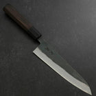 Gyuto V-Toku 2 Kurouchi Büffelhorn und Ebenholz Griff 185mm-[Musashi]-[Japan-Küchenmesser]