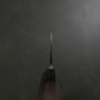 Gyuto V-Toku 2 Kurouchi Damascus Buffalo Ebony Handle 185mm (7.3”)-[Musashi]-[Japan-Küchenmesser]
