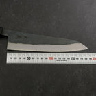 Gyuto V-Toku 2 Kurouchi Damascus Buffalo Ebony Handle 185mm (7.3”)-[Musashi]-[Japan-Küchenmesser]