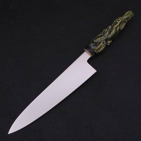 Gyuto VG-1 Poliert Keramik Drachenoptik Griff 210mm-[Musashi]-[Japan-Küchenmesser]