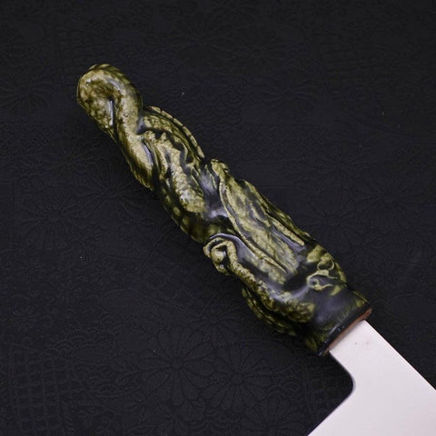 Gyuto VG-1 Poliert Keramik Drachenoptik Griff 210mm-[Musashi]-[Japan-Küchenmesser]