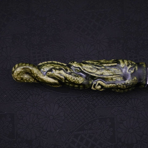 Gyuto VG-1 Poliert Keramik Drachenoptik Griff 210mm-[Musashi]-[Japan-Küchenmesser]