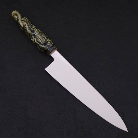 Gyuto VG-1 Poliert Keramik Drachenoptik Griff 210mm-[Musashi]-[Japan-Küchenmesser]