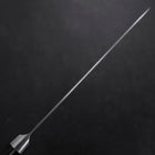 Gyuto VG-1 Poliert Schwarzer Westlicher Griff 180mm (Tsuba-ari)-[Musashi]-[Japan-Küchenmesser]