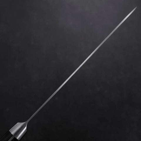 Gyuto VG-1 Poliert Schwarzer Westlicher Griff 180mm (Tsuba-ari)-[Musashi]-[Japan-Küchenmesser]