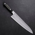 Gyuto VG-1 Poliert Schwarzer Westlicher Griff 180mm (Tsuba-ari)-[Musashi]-[Japan-Küchenmesser]