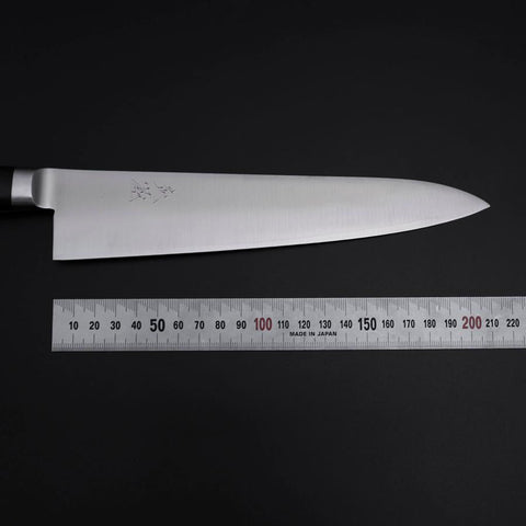 Gyuto VG-1 Poliert Schwarzer Westlicher Griff 210mm-[Musashi]-[Japan-Küchenmesser]