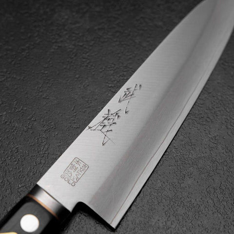 Gyuto VG-1 Poliert Westlicher Griff mit Kupfer Inlay 180mm-[Musashi]-[Japan-Küchenmesser]