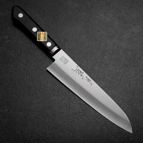Gyuto VG-1 Poliert Westlicher Griff mit Kupfer Inlay 180mm-[Musashi]-[Japan-Küchenmesser]