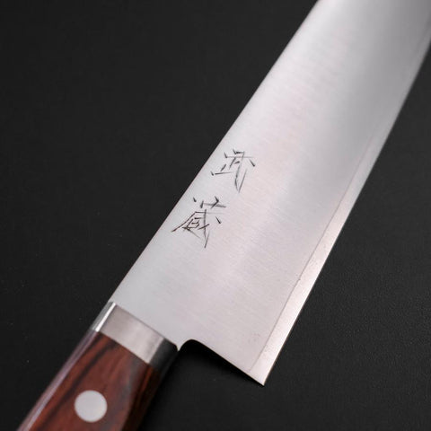Gyuto VG-1 Poliert Westlicher Mahagoni Griff 180mm-[Musashi]-[Japan-Küchenmesser]