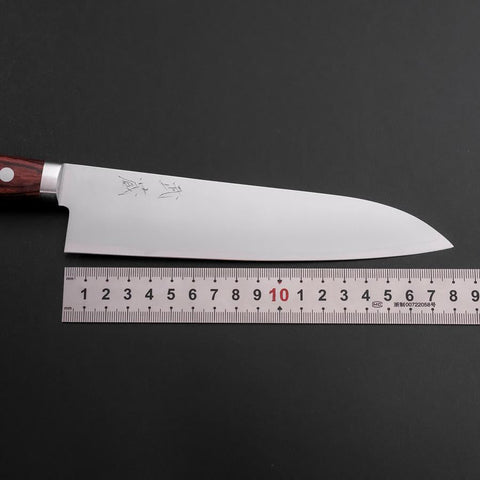 Gyuto VG-1 Poliert Westlicher Mahagoni Griff 180mm-[Musashi]-[Japan-Küchenmesser]