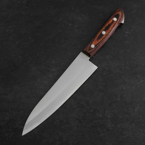 Gyuto VG-1 Poliert Westlicher Mahagoniholz Griff 180mm-[Musashi]-[Japan-Küchenmesser]