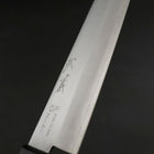 Gyuto VG-1 Polished Western Black Handle 180mm (Tsuba-nashi) (7”)-[Musashi]-[Japan-Küchenmesser]