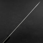 Gyuto VG-1 Polished Western Black Handle 180mm (Tsuba-nashi) (7”)-[Musashi]-[Japan-Küchenmesser]