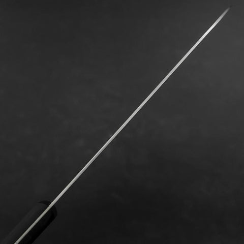 Gyuto VG-1 Polished Western Black Handle 180mm (Tsuba-nashi) (7”)-[Musashi]-[Japan-Küchenmesser]
